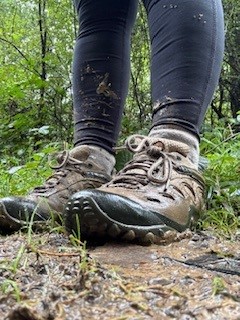Wet Muddy Boots