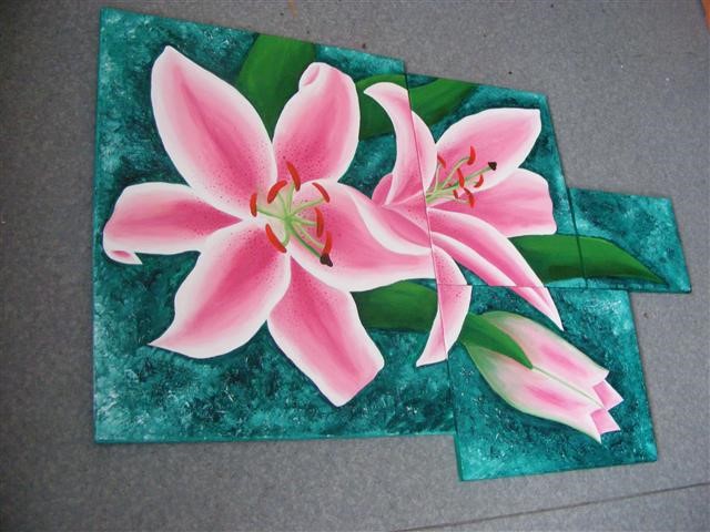 Painting of an orchid