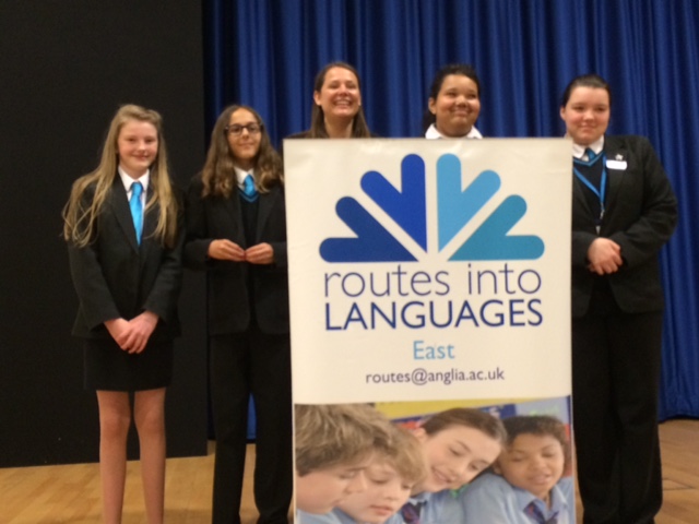 Students With Routes to Languages Banner