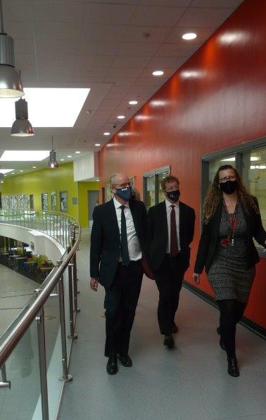 Government Schools Minister and Peterborough MP Tour QKA 1