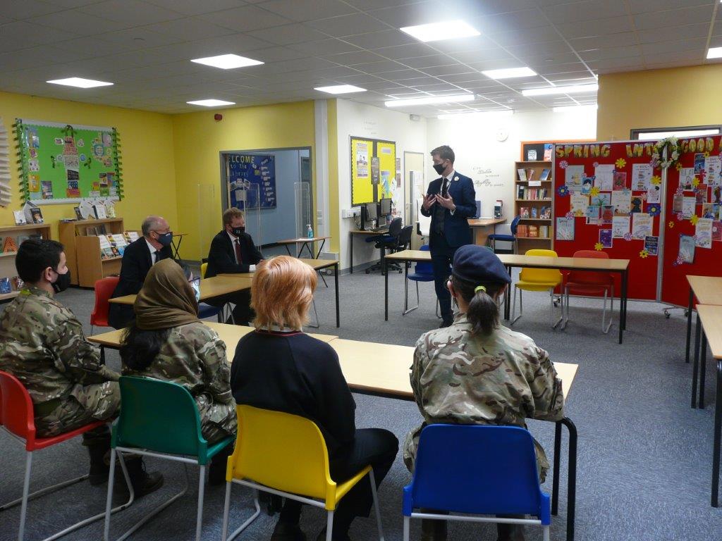 Government Schools Minister and Peterborough MP Tour QKA 4