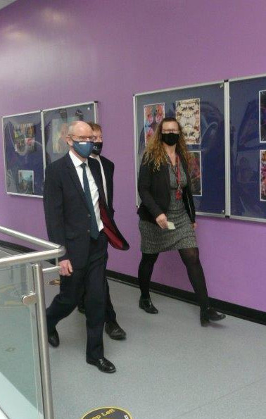 Government Schools Minister and Peterborough MP Tour QKA 2