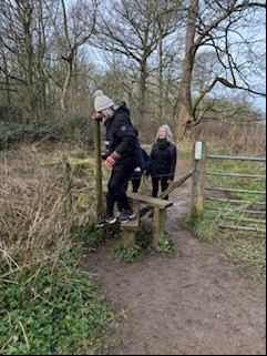 Walkers training for 3 Peaks Challenge 2024