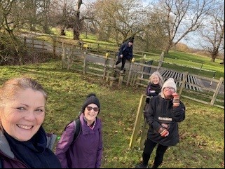 Walkers training for 3 Peaks Challenge 2024