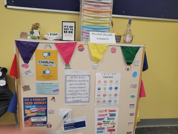 Mental health support  display