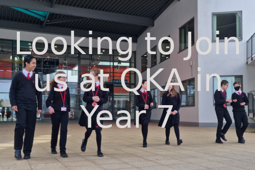 Looking to join us at QKA in Year 7