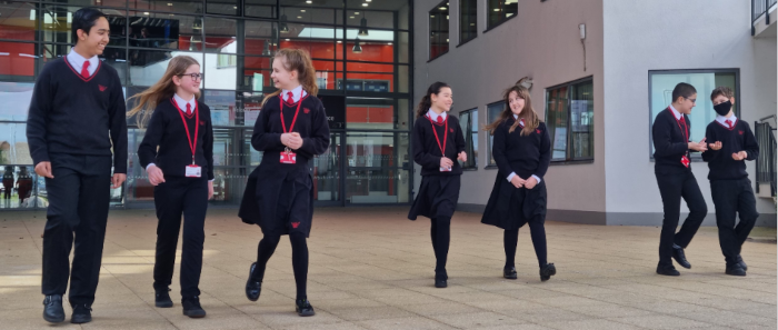 Students in QKA uniform